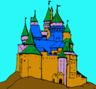 Dibujo Castillo medieval pintado por LALO218