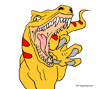 Dibujo Velociraptor II pintado por dinoman