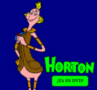 Dibujo Horton - Alcalde pintado por eladio