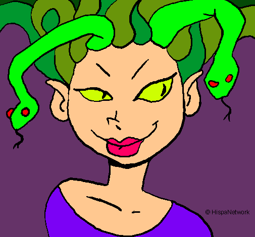 Mujer medusa