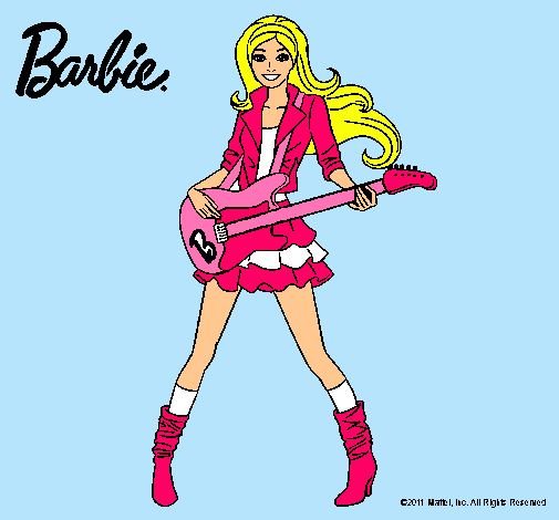 Barbie guitarrista