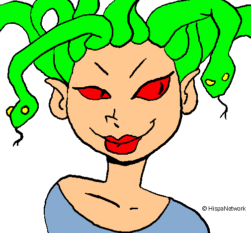 Mujer medusa