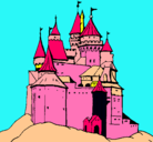 Dibujo Castillo medieval pintado por wilsosbn