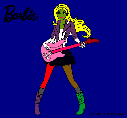 Barbie guitarrista