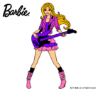 Dibujo Barbie guitarrista pintado por Alice16