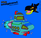 Dibujo Imaginext 3 pintado por andreu