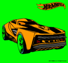 Dibujo Hot Wheels 12 pintado por danielit