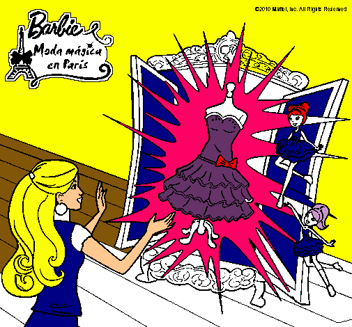 El vestido mágico de Barbie