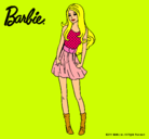 Dibujo Barbie veraniega pintado por antonela