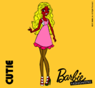 Dibujo Barbie Fashionista 3 pintado por cyra