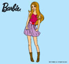 Dibujo Barbie veraniega pintado por Cacahuete