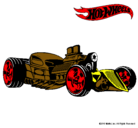 Dibujo Hot Wheels 10 pintado por friv