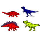 Dibujo Dinosaurios de tierra pintado por mbusta