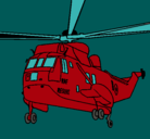 Dibujo Helicóptero al rescate pintado por Alvaro1601