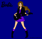 Dibujo Barbie guitarrista pintado por ntqpsmq