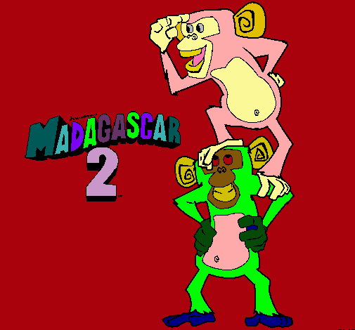 Madagascar 2 Manson y Phil