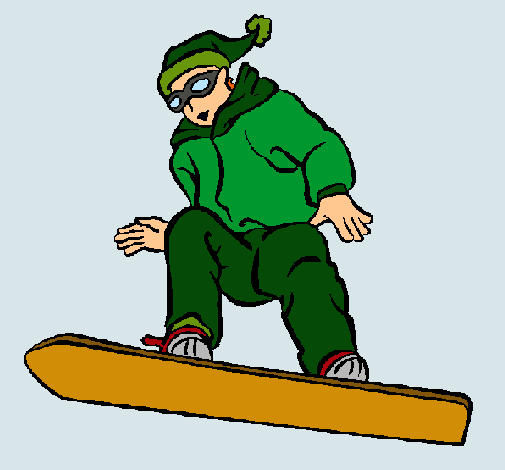 Dibujo Snowboard pintado por Alive