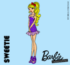 Dibujo Barbie Fashionista 6 pintado por valita