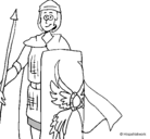 Dibujo Soldado romano II pintado por SERGERI