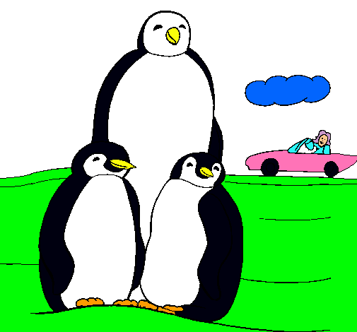 Familia pingüino