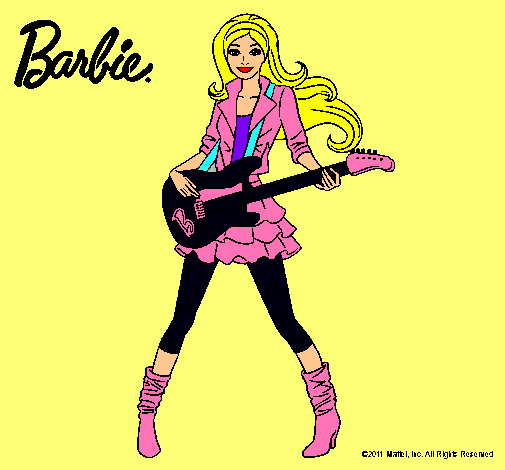 Barbie guitarrista