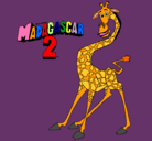 Dibujo Madagascar 2 Melman pintado por CCRRIISSTTYY