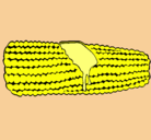 Dibujo Mazorca de maíz pintado por 10031