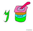 Dibujo Yogur pintado por aseeeunmkhyi