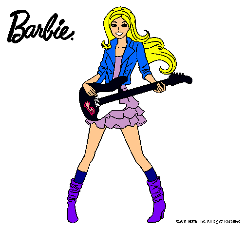 Barbie guitarrista