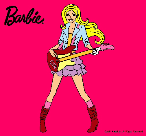 Barbie guitarrista