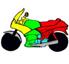 Dibujo Motocicleta pintado por NAZA