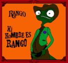 Dibujo Rango pintado por rango