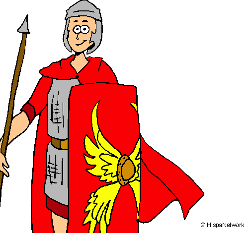 Dibujo Soldado romano II pintado por mlj2401