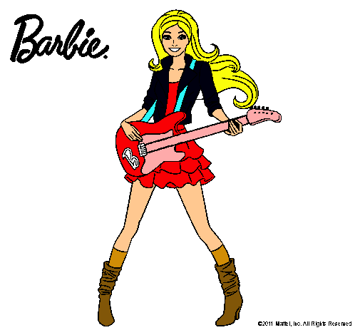 Barbie guitarrista