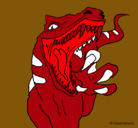 Dibujo Velociraptor II pintado por Fercha