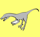 Dibujo Velociraptor II pintado por DINODAN