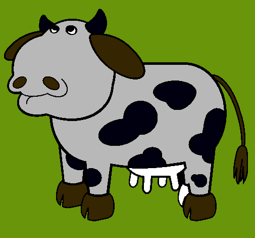 Vaca pensativa