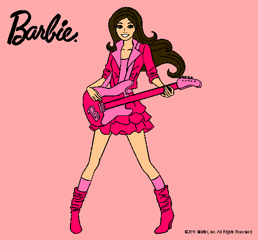 Barbie guitarrista