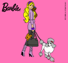 Dibujo Barbie elegante pintado por marmota