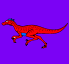 Dibujo Velociraptor pintado por YERE