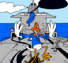 Dibujo Cigüeña en un barco pintado por fabian3