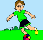 Dibujo Jugar a fútbol pintado por mlj2401