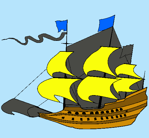 Velero del siglo XVII