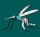 Dibujo Mosquito pintado por karolin