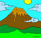 Dibujo Monte Fuji pintado por sarablack