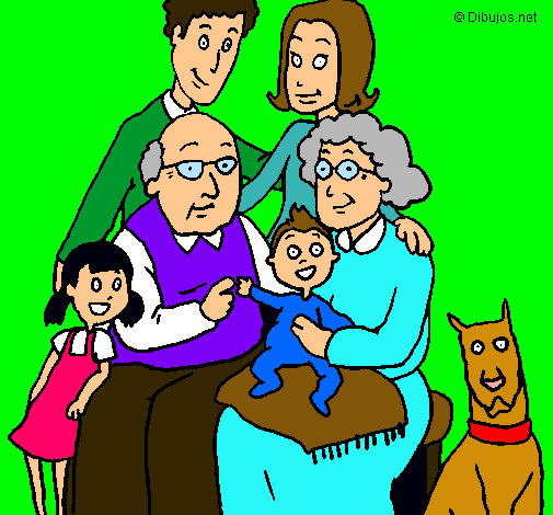 Dibujo Familia pintado por mlj2401