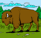 Dibujo Búfalo  pintado por bufalito