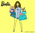 Dibujo Barbie de compras pintado por CHOEZ