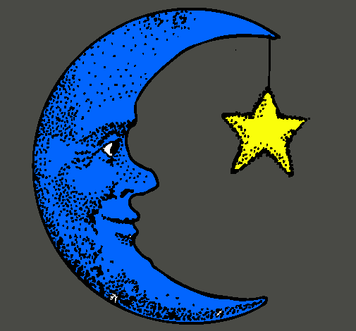 Luna y estrella