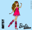 Dibujo Barbie Fashionista 1 pintado por ROSAR